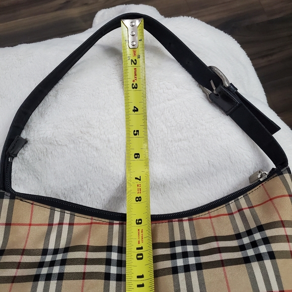 Authentic Burberry plaid horseferry nylon shoulder bag - Picture 12 of 16